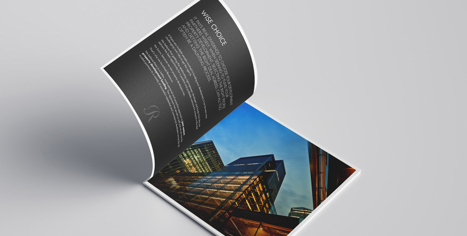 property funding brochure design