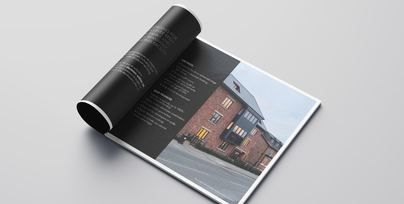 property funding brochure design
